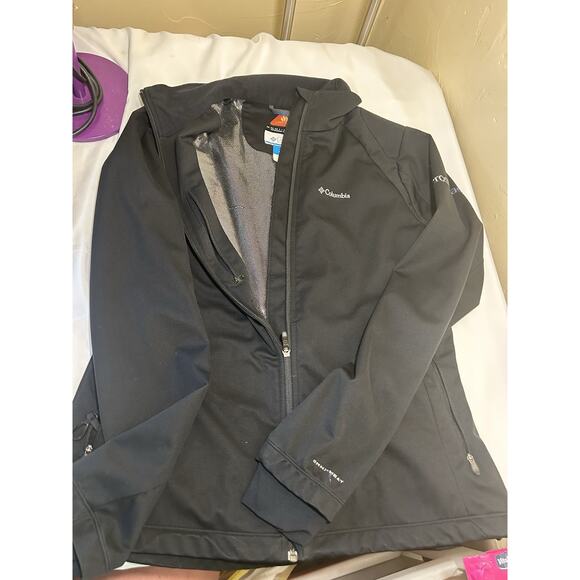 Columbia Bugaboo Black Omni Heat Shield Repellency Ski Snow Jacket Women's L - Picture 1 of 10